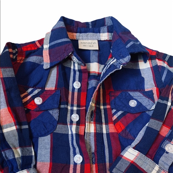 Nevada Toddler Dress Shirt Size 9mo - Picture 3 of 3